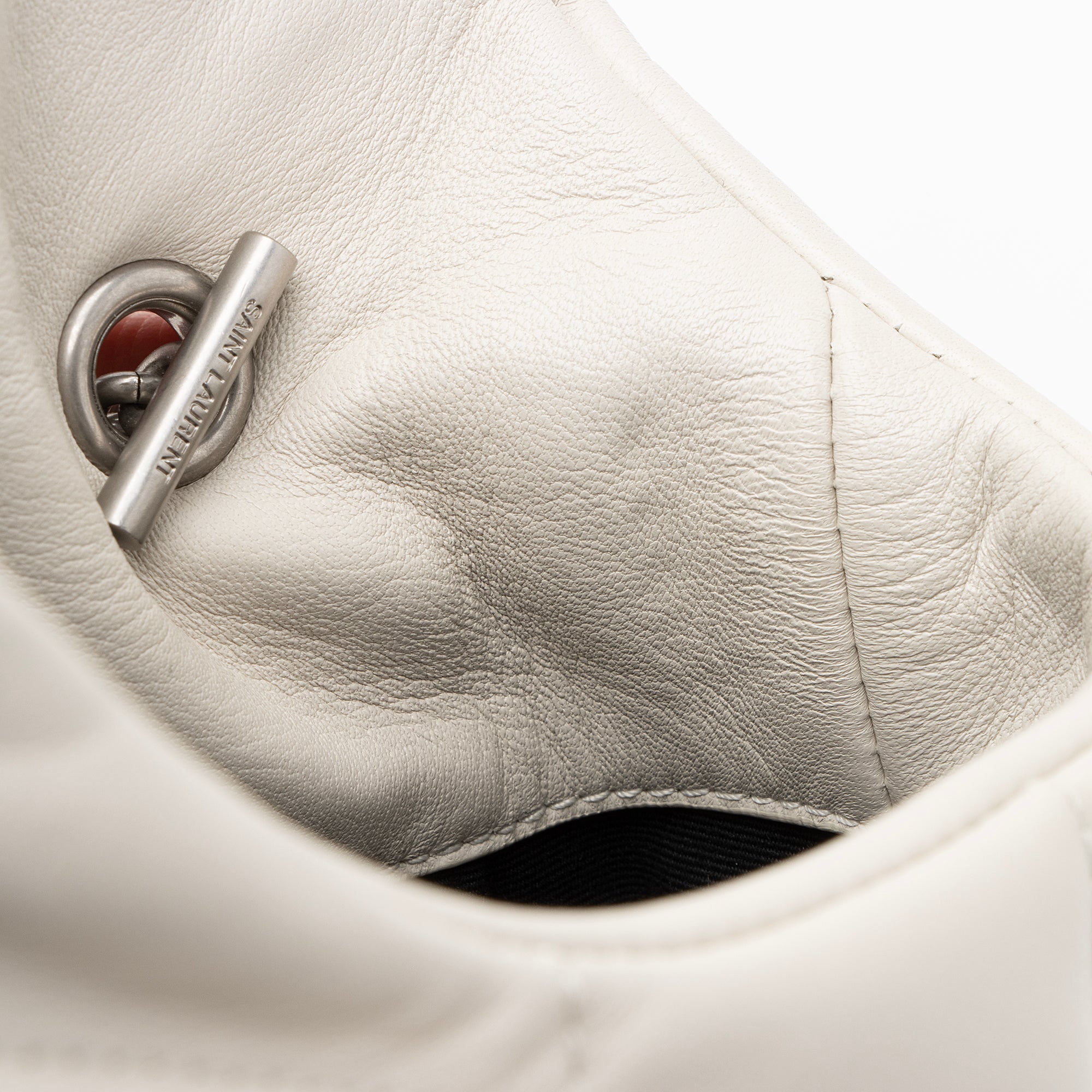 Saint Laurent Lambskin Puffer LouLou Toy Shoulder Bag (SHF-22629)