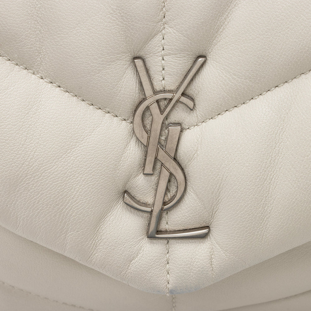 Saint Laurent Lambskin Puffer LouLou Toy Shoulder Bag (SHF-22629)