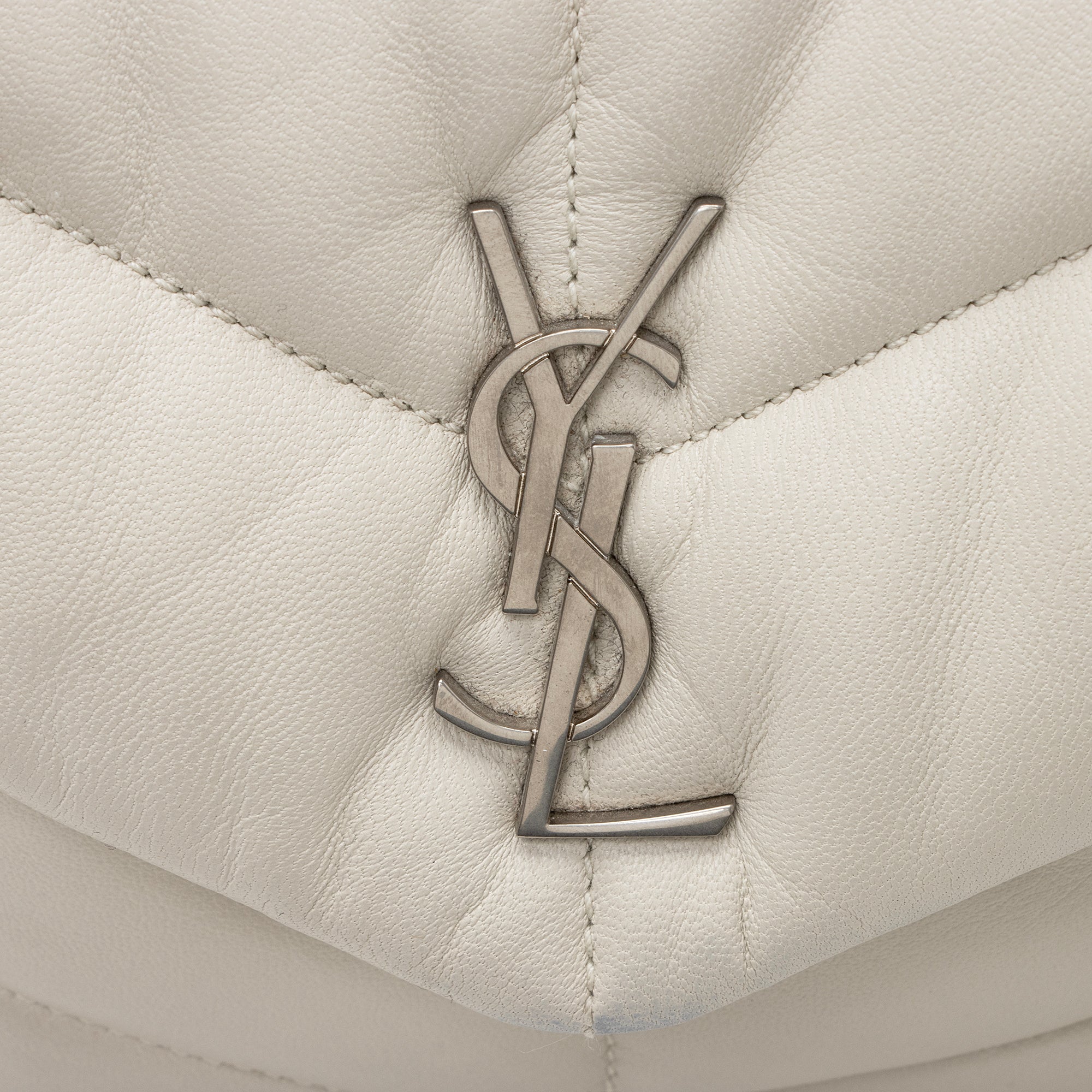 Saint Laurent Lambskin Puffer LouLou Toy Shoulder Bag (SHF-22629)