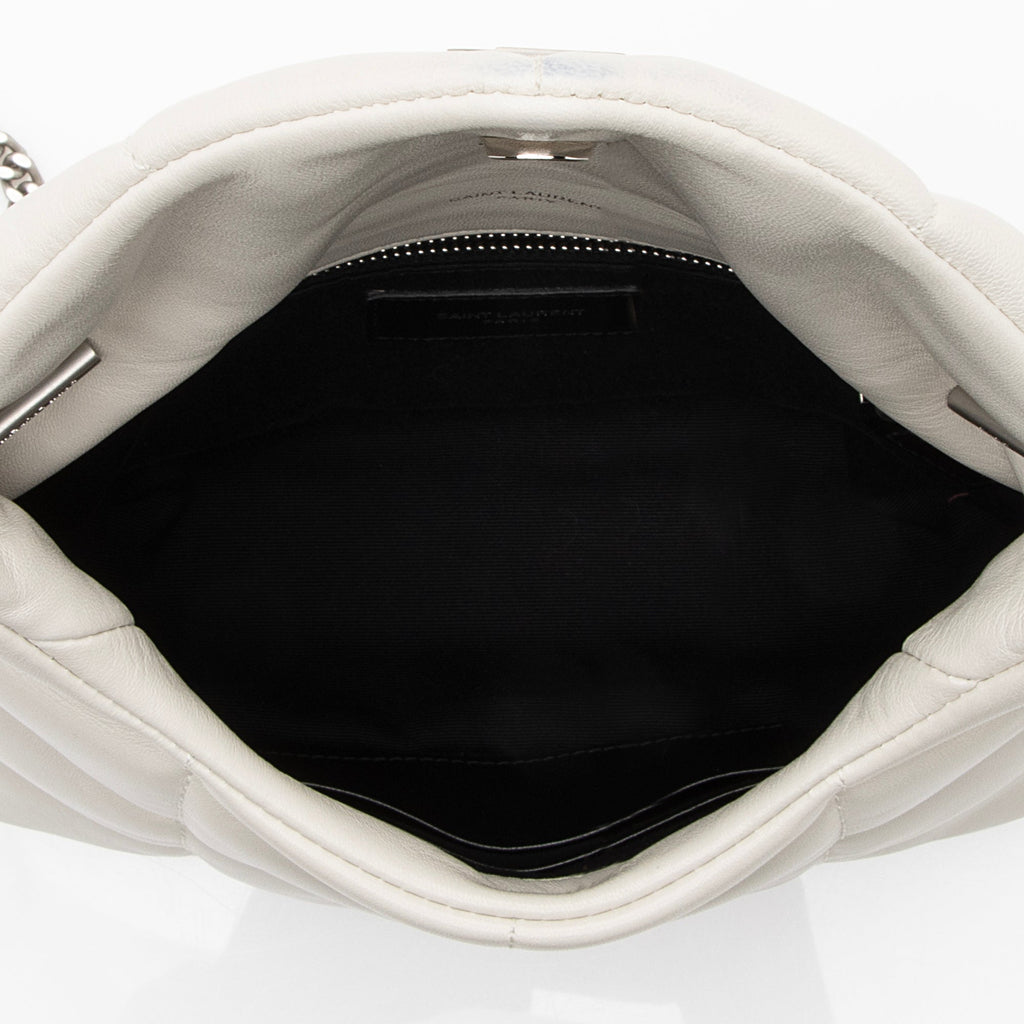 Saint Laurent Lambskin Puffer LouLou Toy Shoulder Bag (SHF-22629)