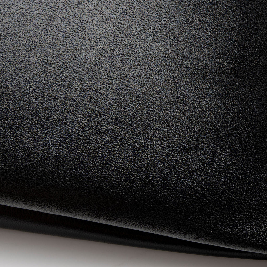 Saint Laurent Lambskin Logo Puffy Pouch
