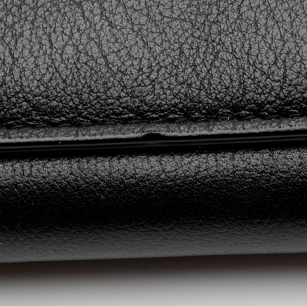 Saint Laurent Leather Belle de Jour Chain Wallet