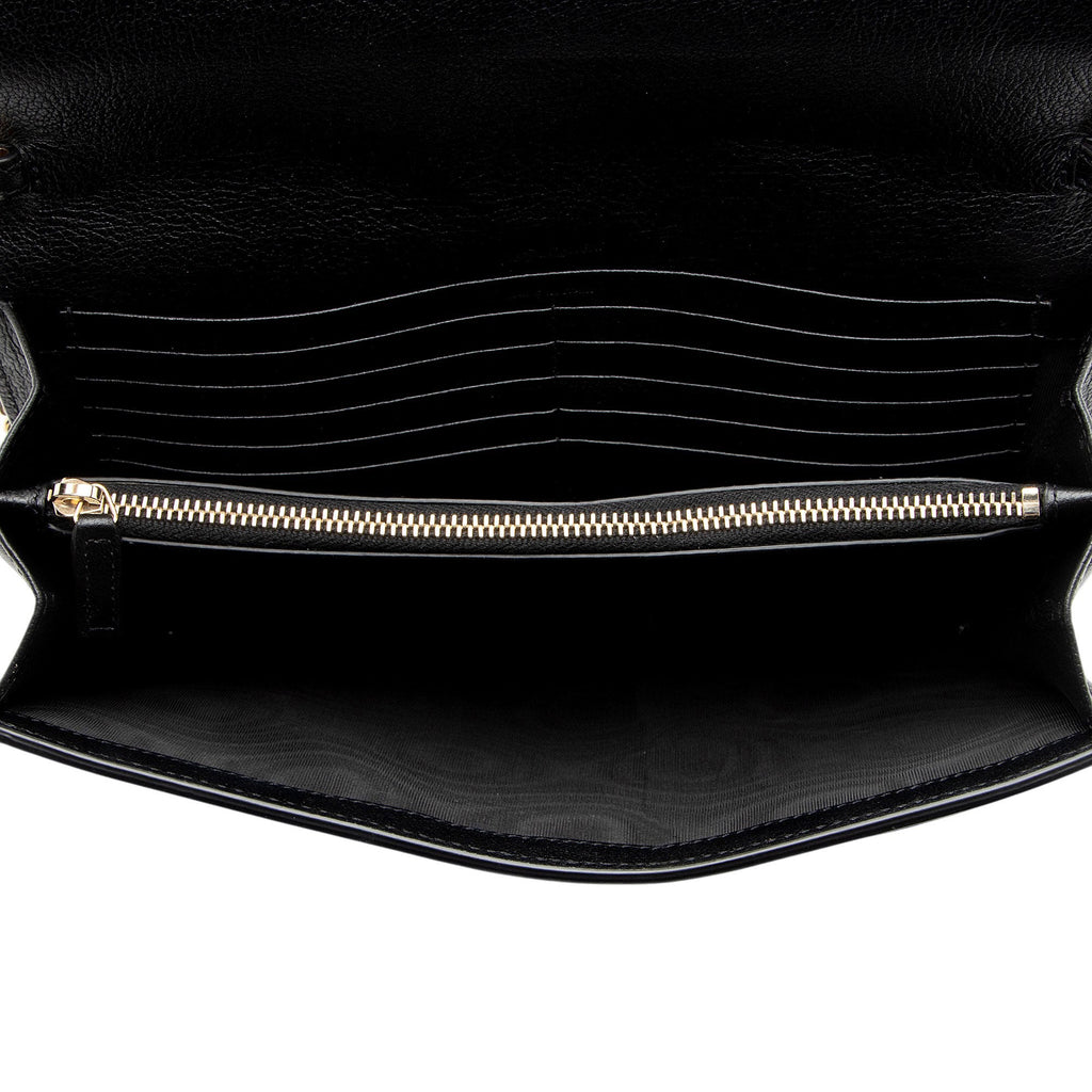 Saint Laurent Leather Belle de Jour Chain Wallet