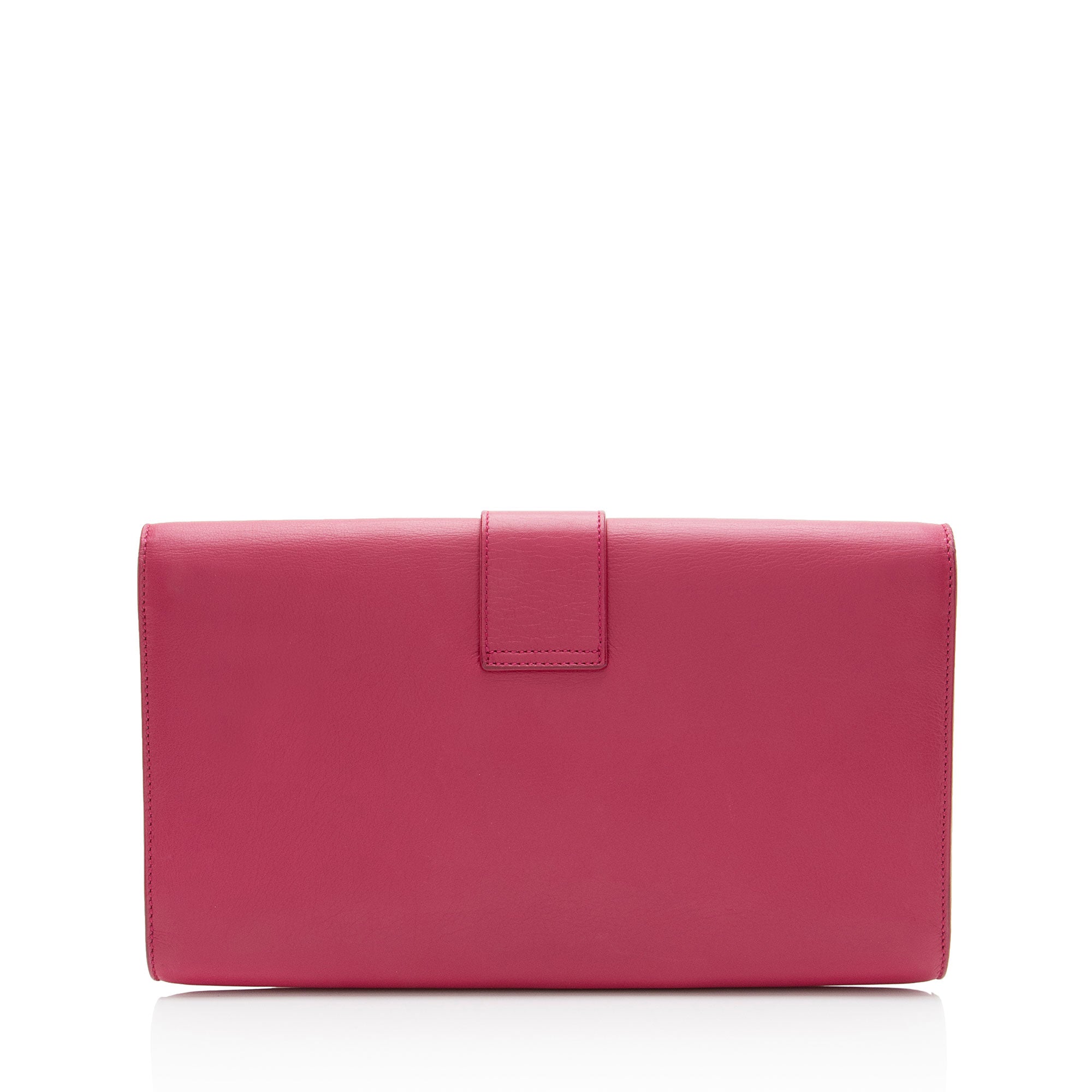 Saint Laurent Leather Classic Y Clutch
