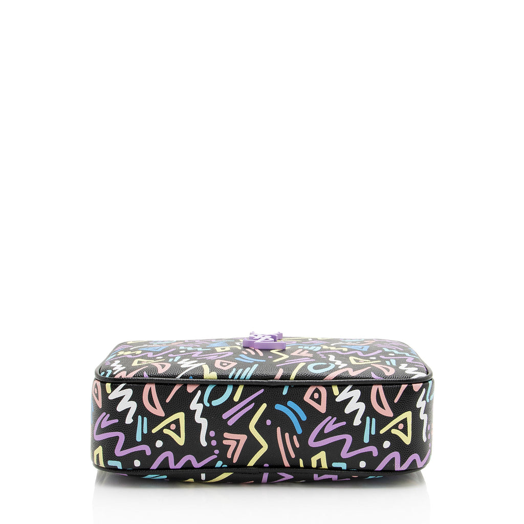 Saint Laurent Leather Graffiti Lou Camera Bag