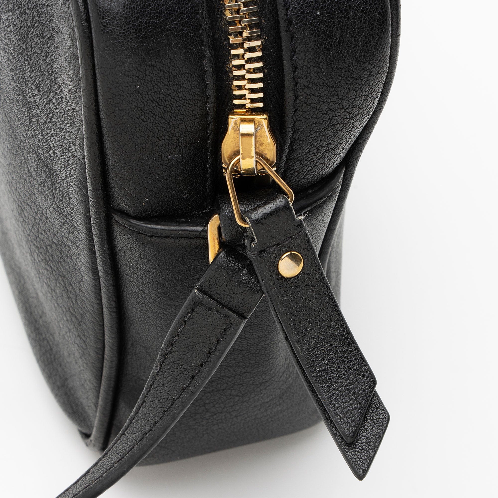 Saint Laurent Leather Monogram Lou Camera Bag