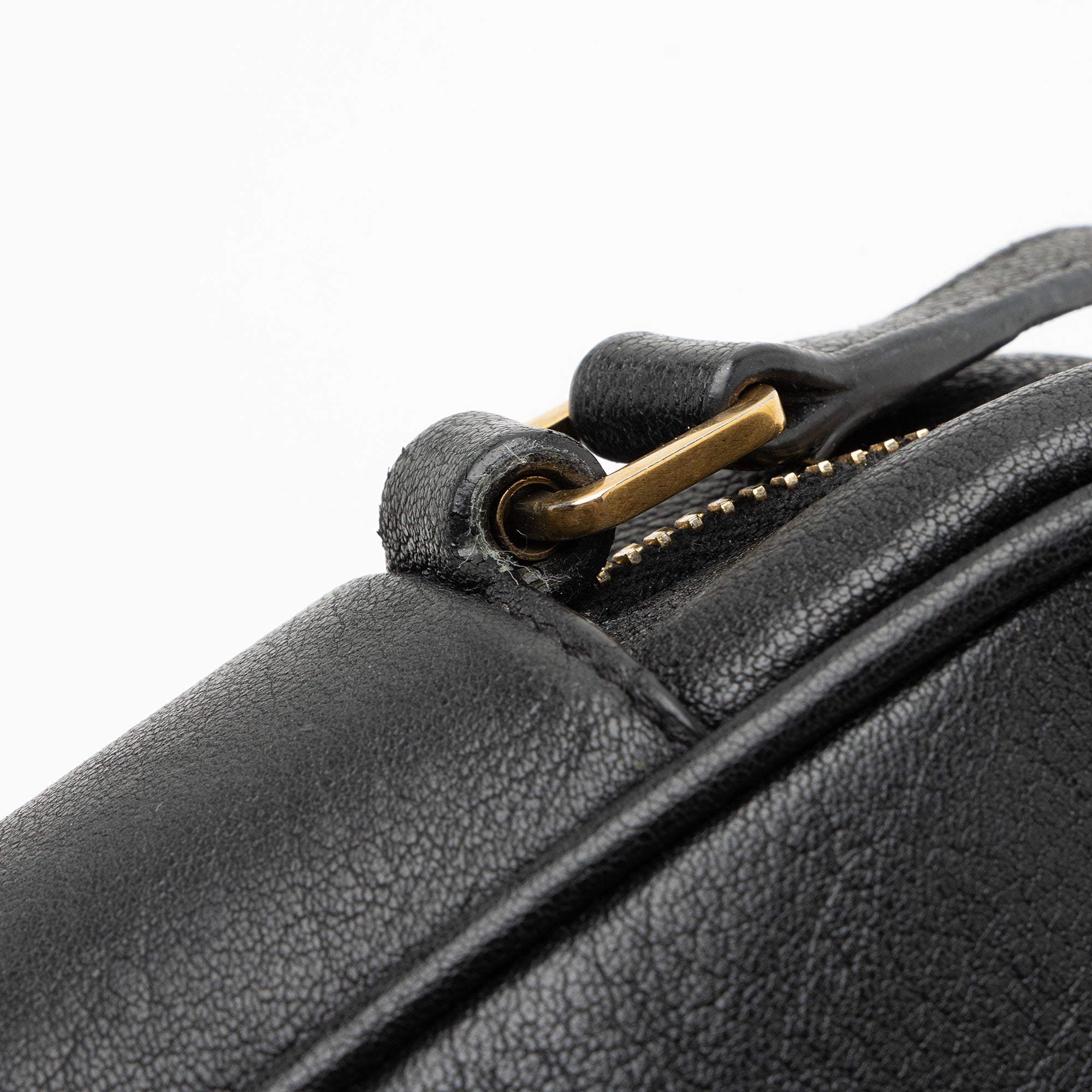 Saint Laurent Leather Monogram Lou Camera Bag