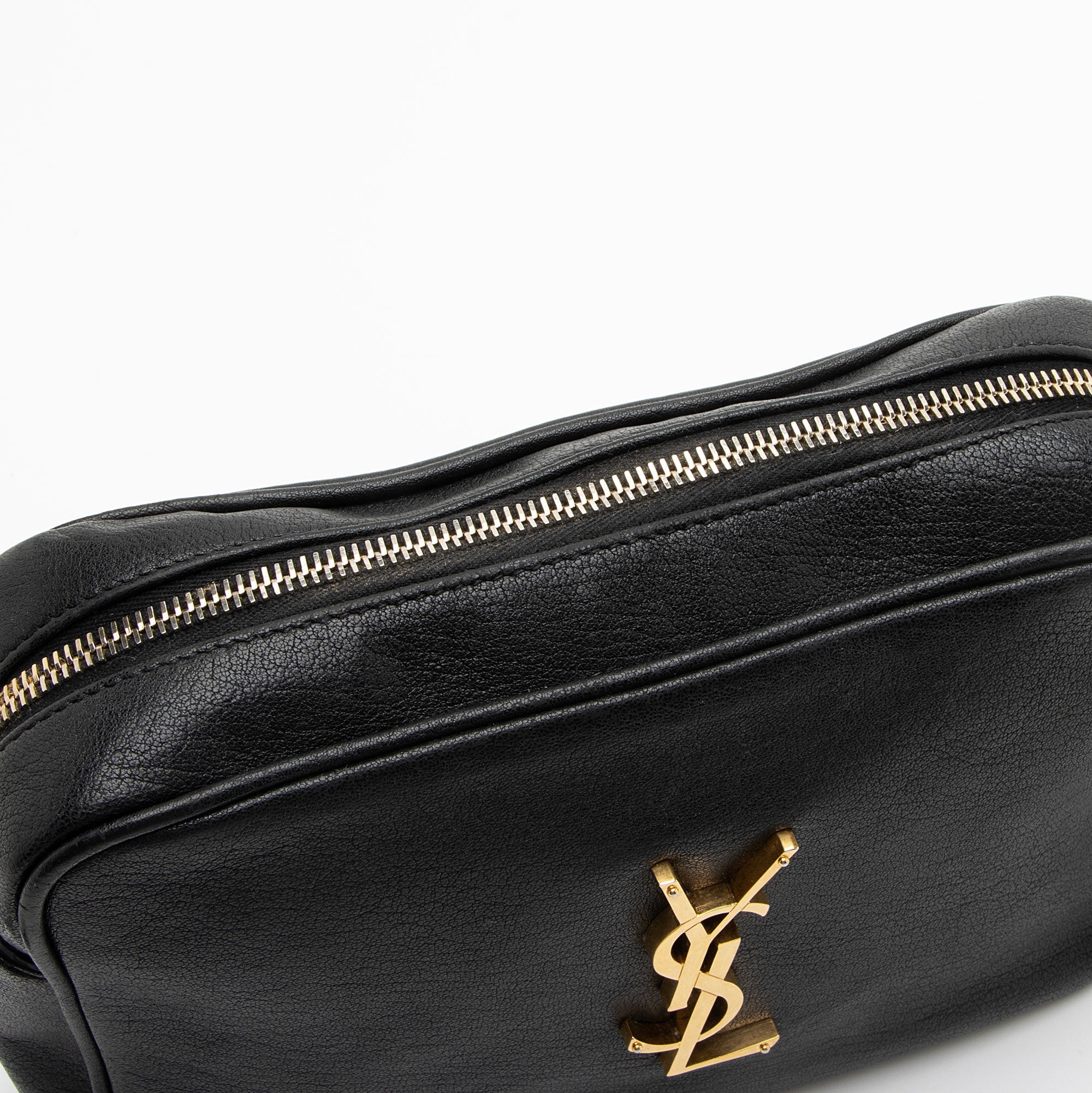 Saint Laurent Leather Monogram Lou Camera Bag