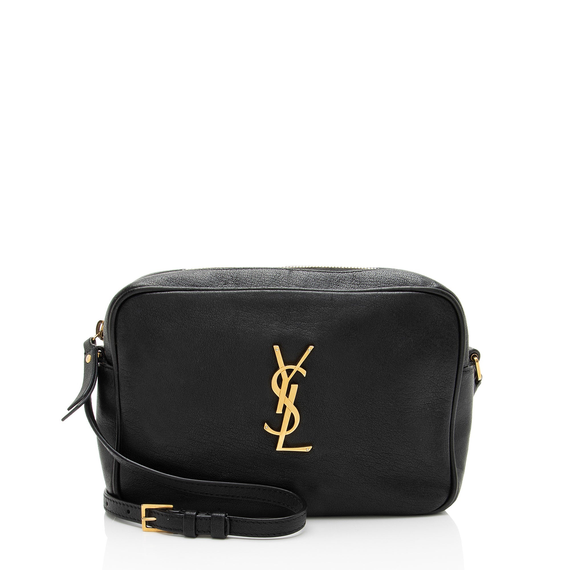 Saint Laurent Leather Monogram Lou Camera Bag