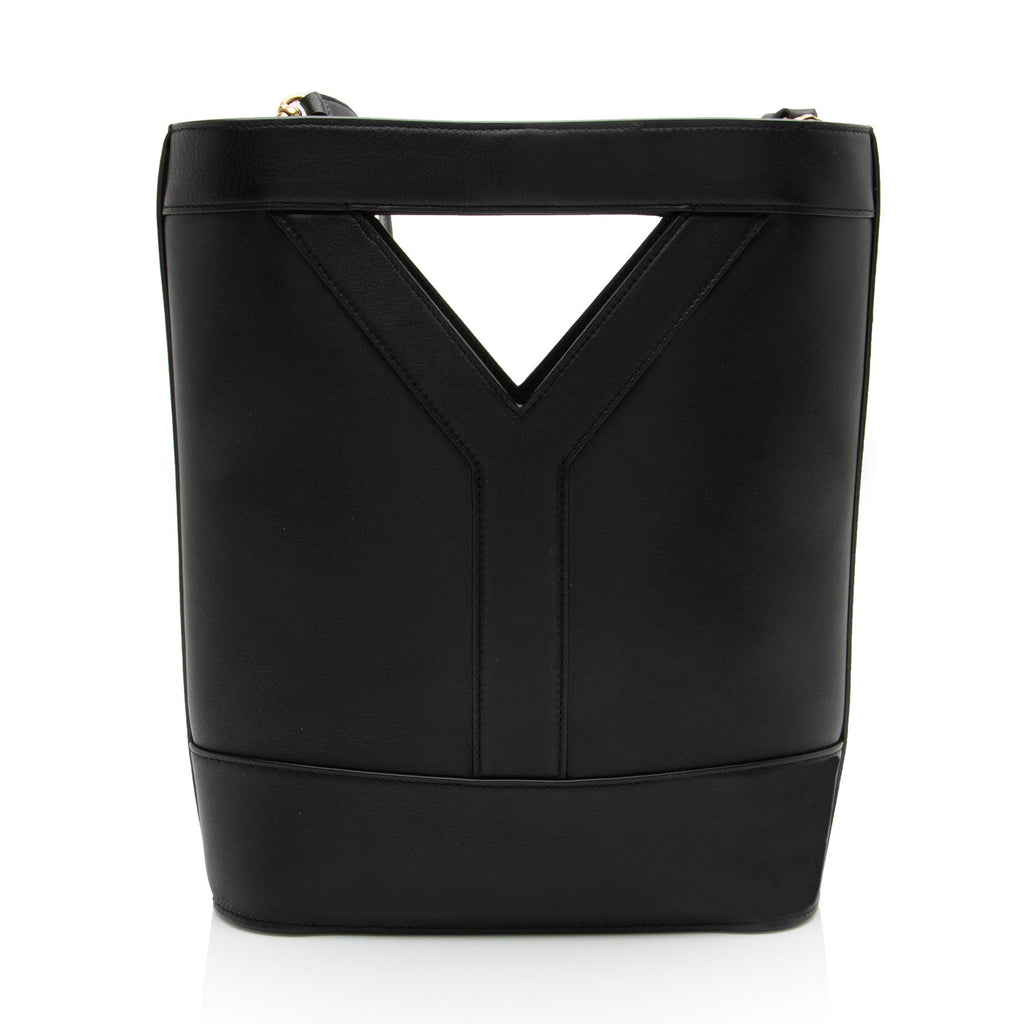 Saint Laurent Leather Small Y Bucket Bag