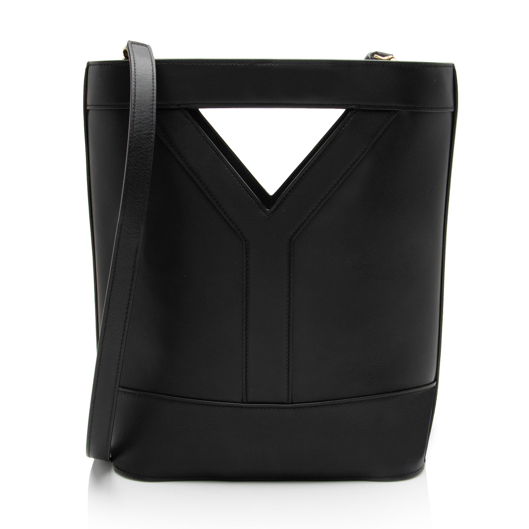Saint Laurent Leather Small Y Bucket Bag
