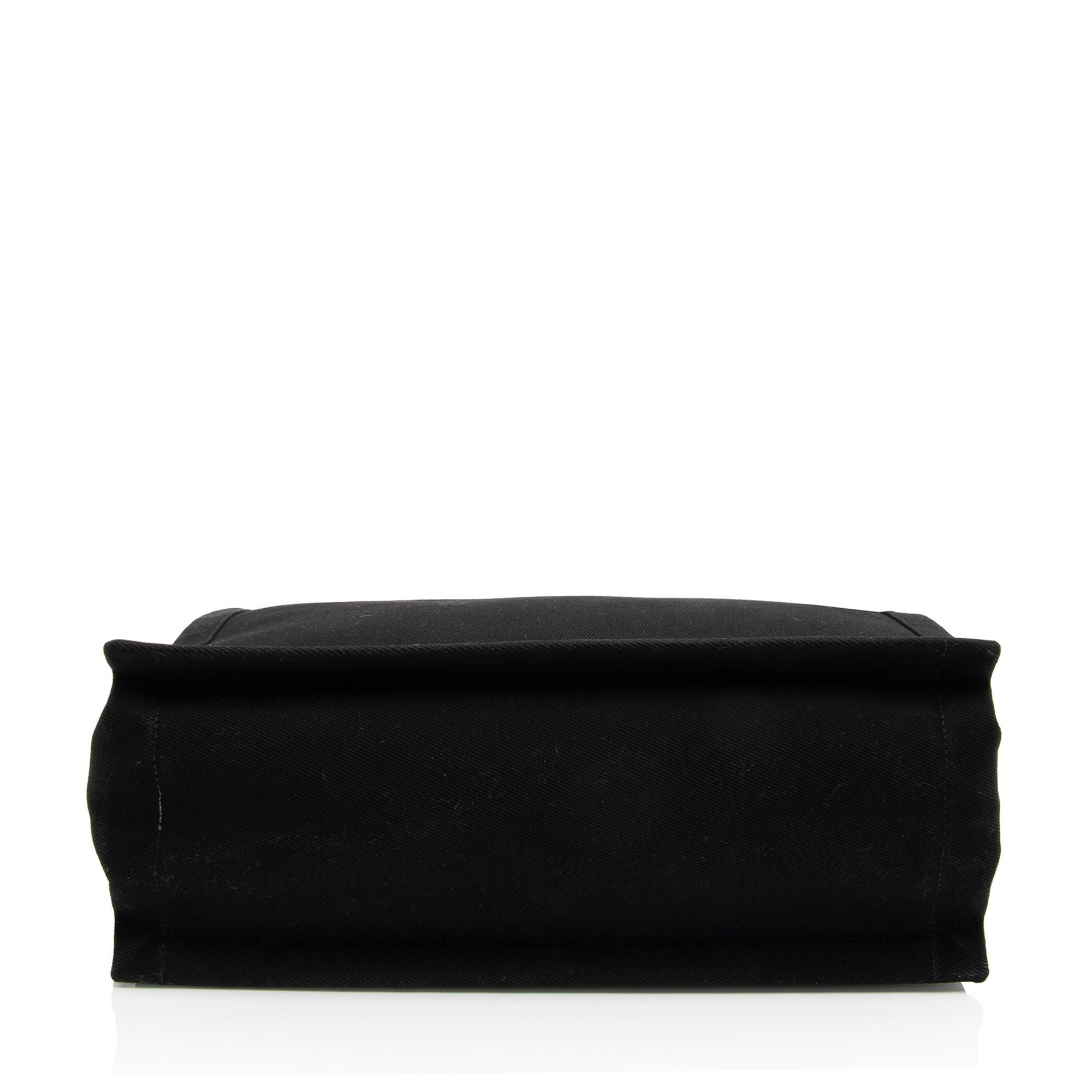 Saint Laurent Linen Calfskin Rive Gauche N/S Tote