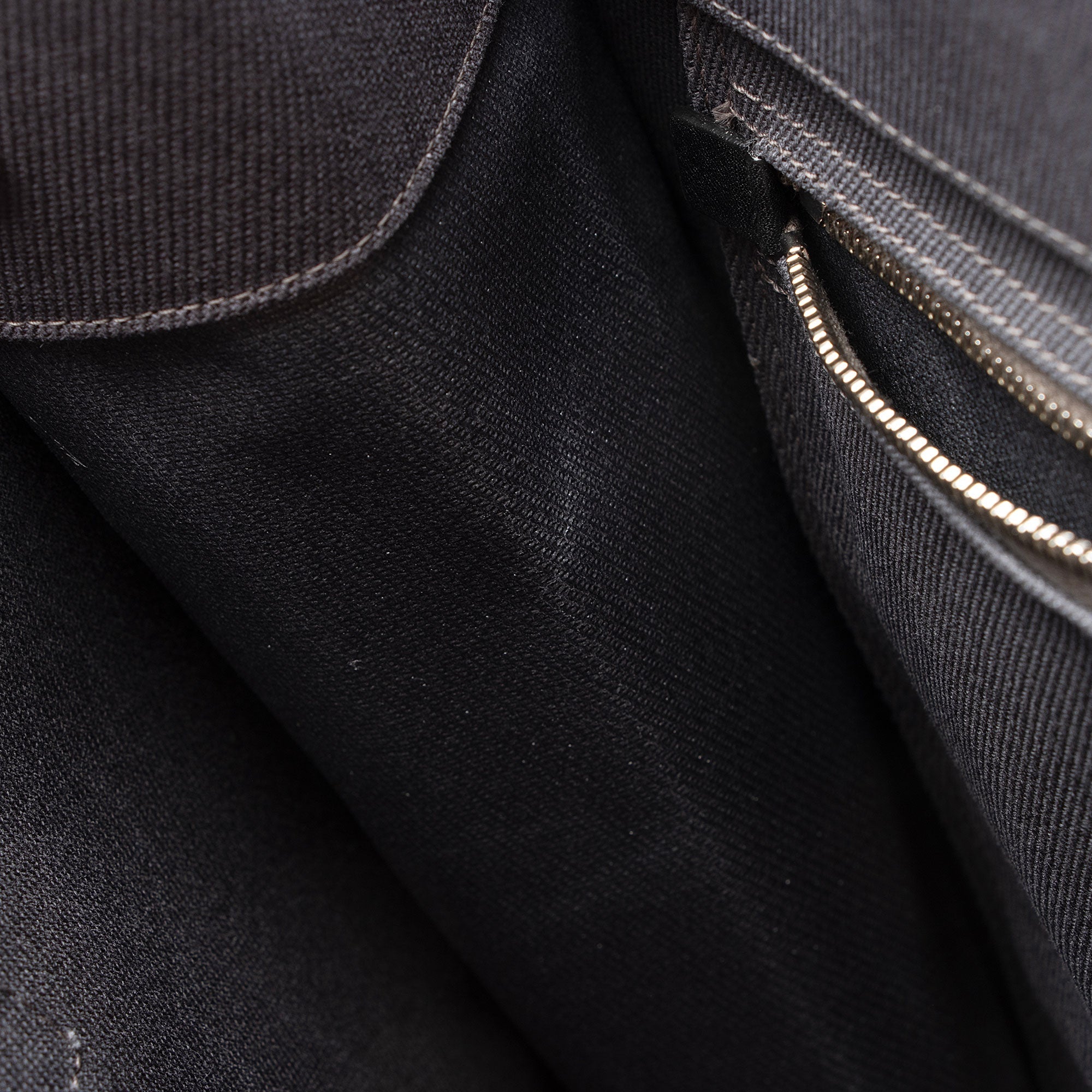 Saint Laurent Linen Calfskin Rive Gauche N/S Tote