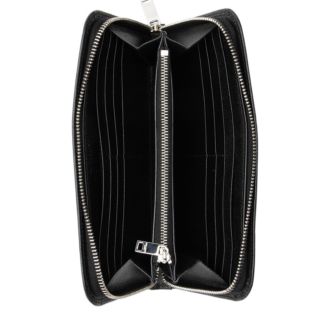 Saint Laurent Grain de Poudre Zip Around Wallet