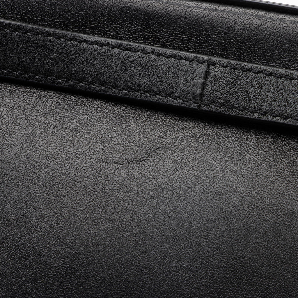 Saint Laurent Matalasse Calfskin Monogram Vicky Belt Bag (SHF-UFp2hO)