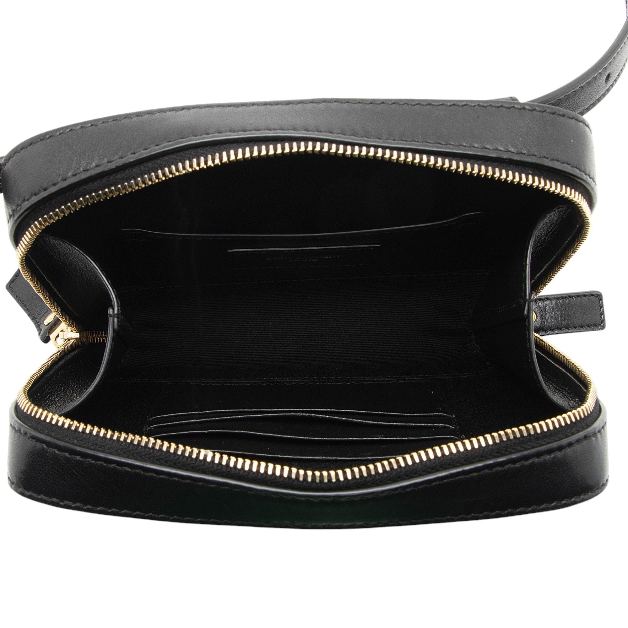 Saint Laurent Matalasse Calfskin Monogram Vicky Belt Bag (SHF-UFp2hO)