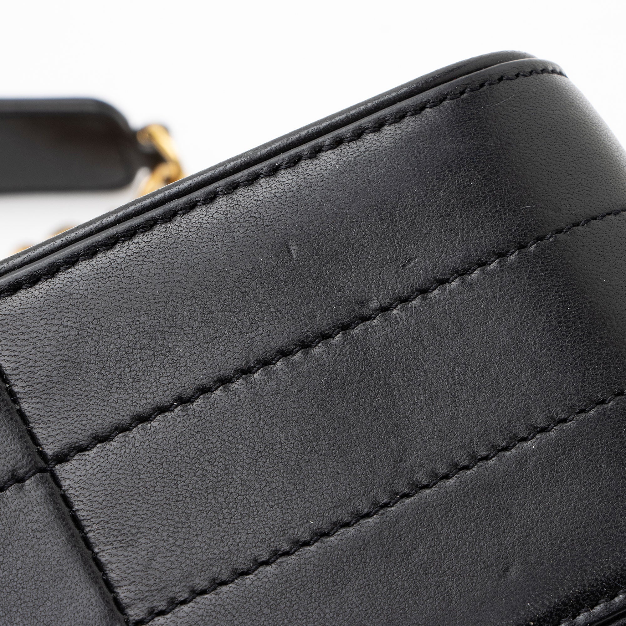 Saint Laurent Matalasse Calfskin Monogram Vicky Medium Shoulder Bag