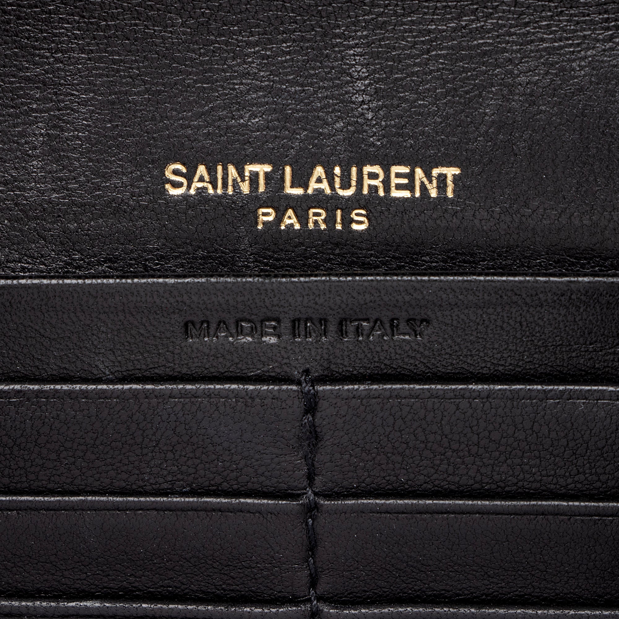 Saint Laurent Matalasse Calfskin Vicky Continental Wallet (SHF-22903)