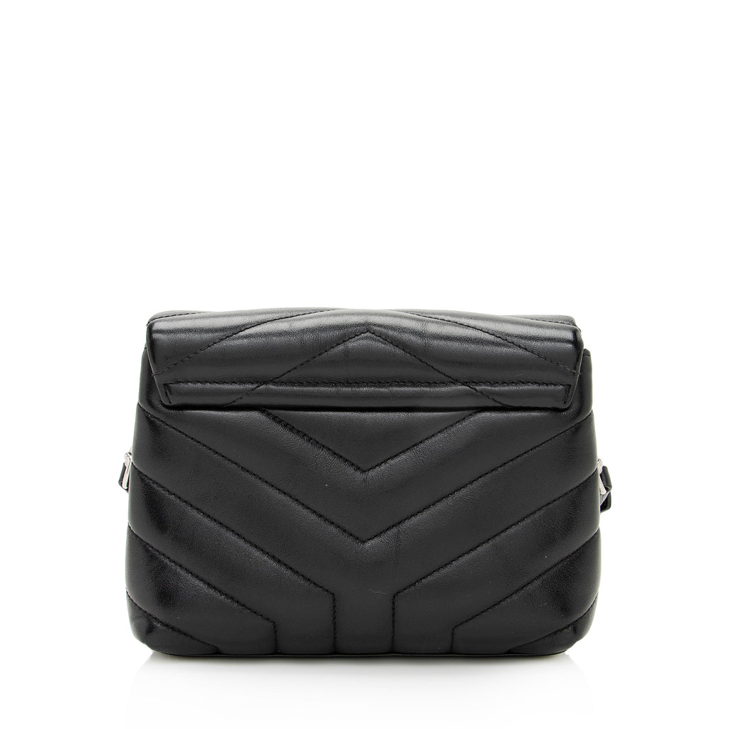Saint Laurent Matelasse Calfskin LouLou Toy Crossbody Bag (SHF-22682)