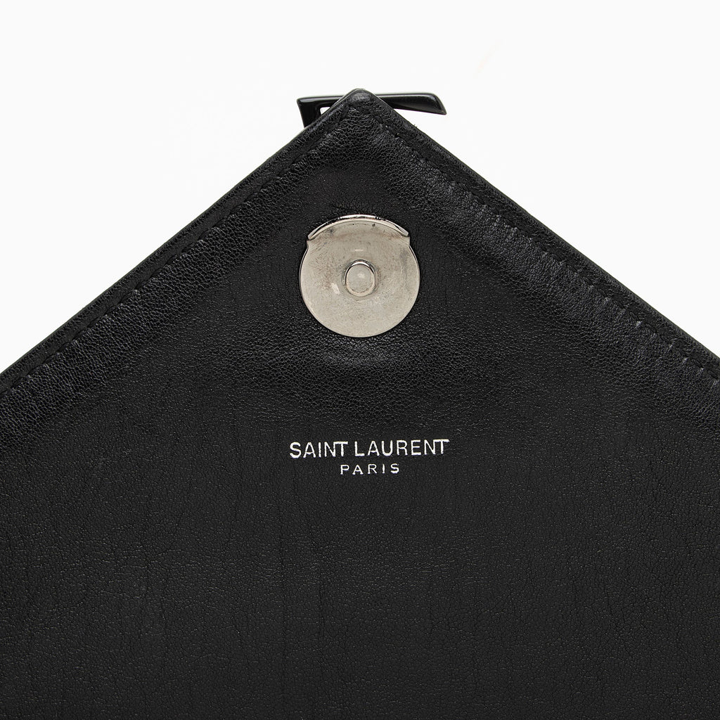 Saint Laurent Matelasse Calfskin Monogram College Large Shoulder Bag (SHF-NTG48D)