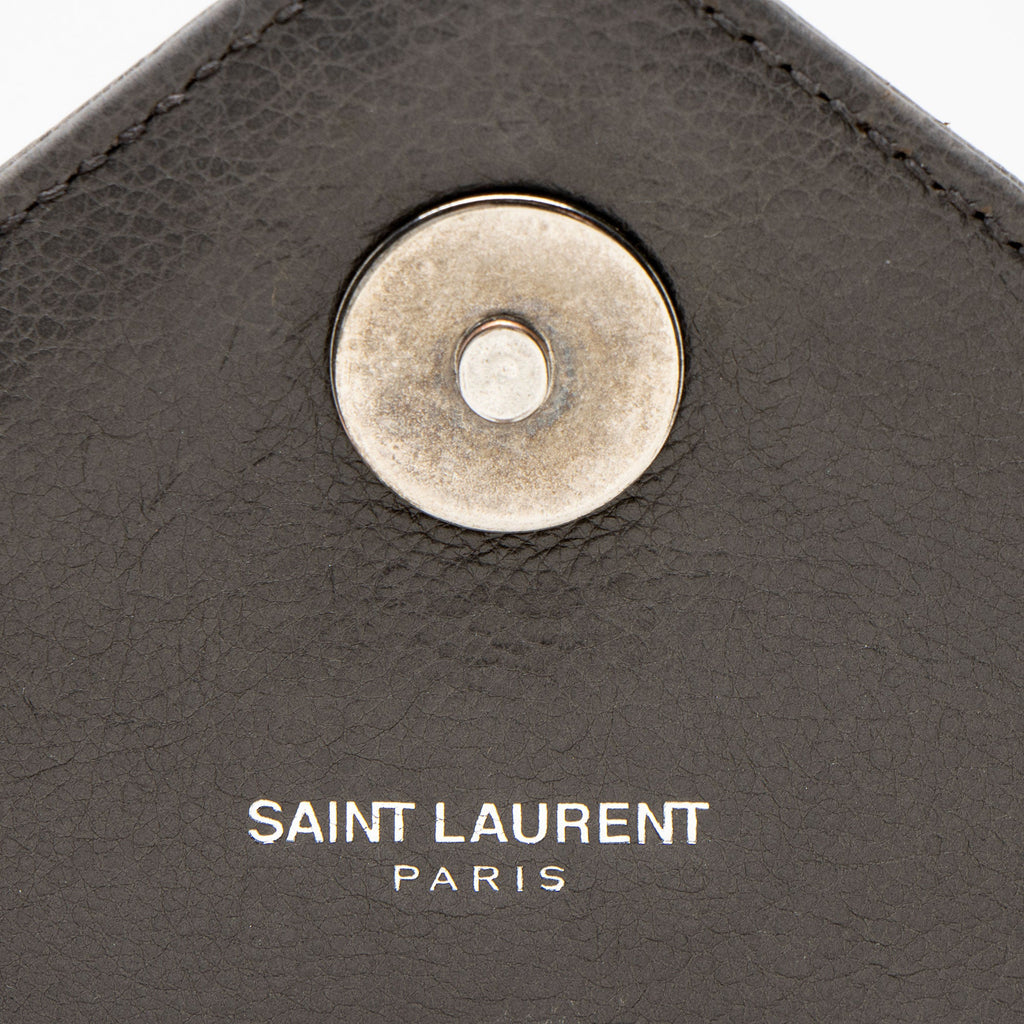 Saint Laurent Matelasse Calfskin Monogram College Large Shoulder Bag