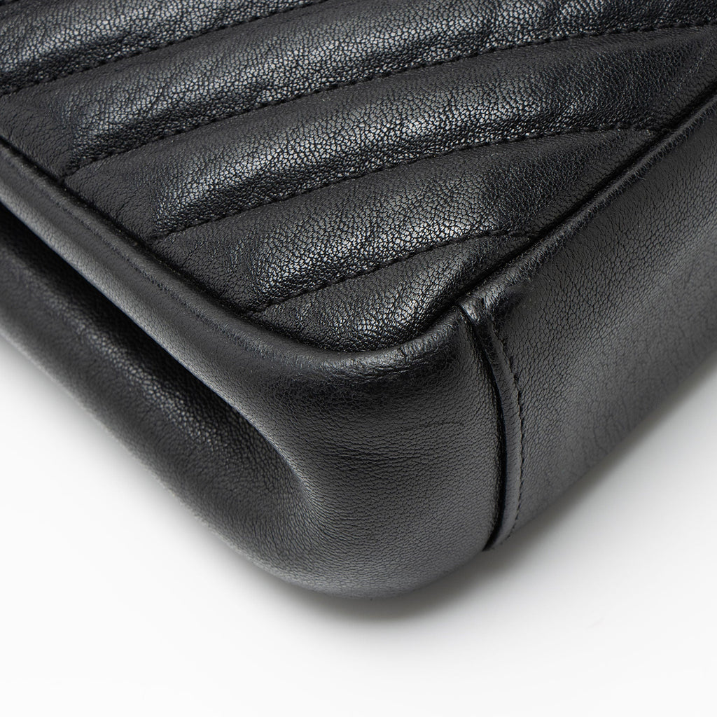 Saint Laurent Matelasse Calfskin Monogram College Medium Shoulder Bag
