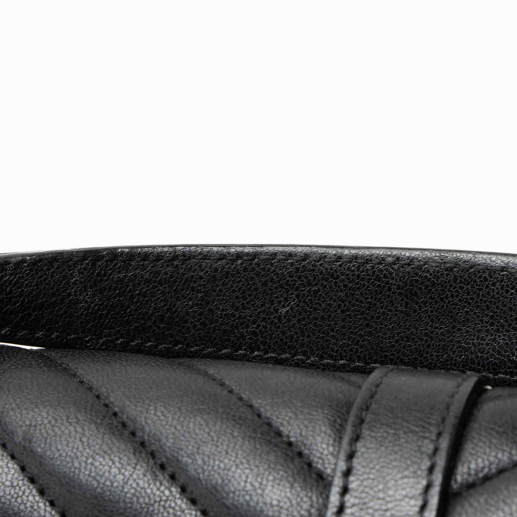 Saint Laurent Matelasse Calfskin Monogram College Medium Shoulder Bag