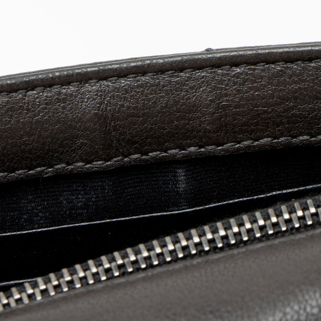 Saint Laurent Matelasse Calfskin Monogram College Mini Shoulder Bag