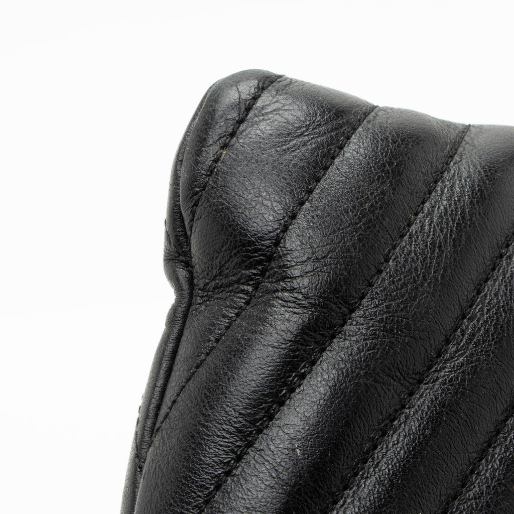 Saint Laurent Matelasse Calfskin Monogram Large Wristlet