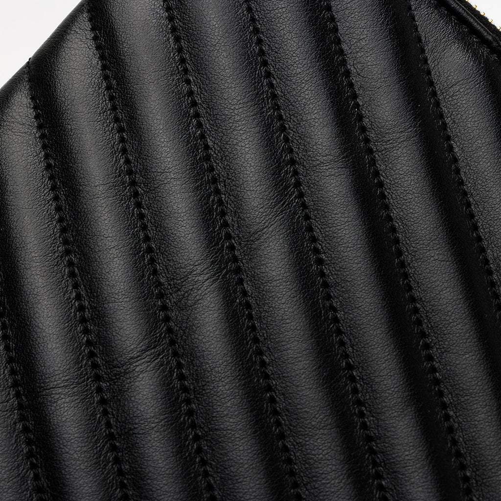 Saint Laurent Matelasse Calfskin Monogram Large Wristlet