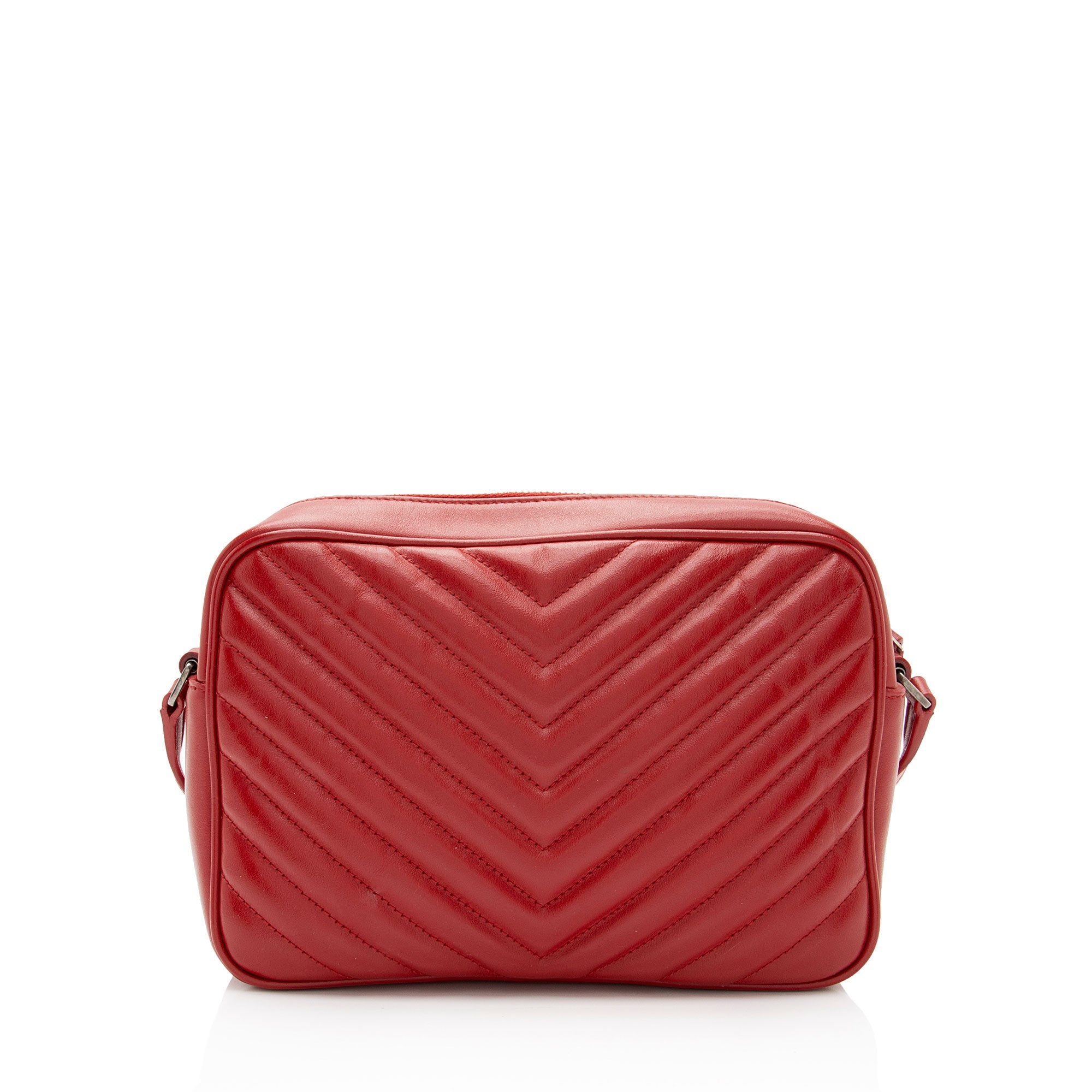 Saint Laurent Matelasse Calfskin Monogram Lou Camera Bag