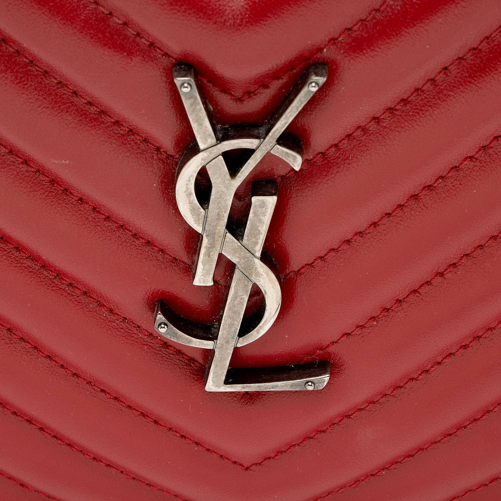 Saint Laurent Matelasse Calfskin Monogram Lou Camera Bag