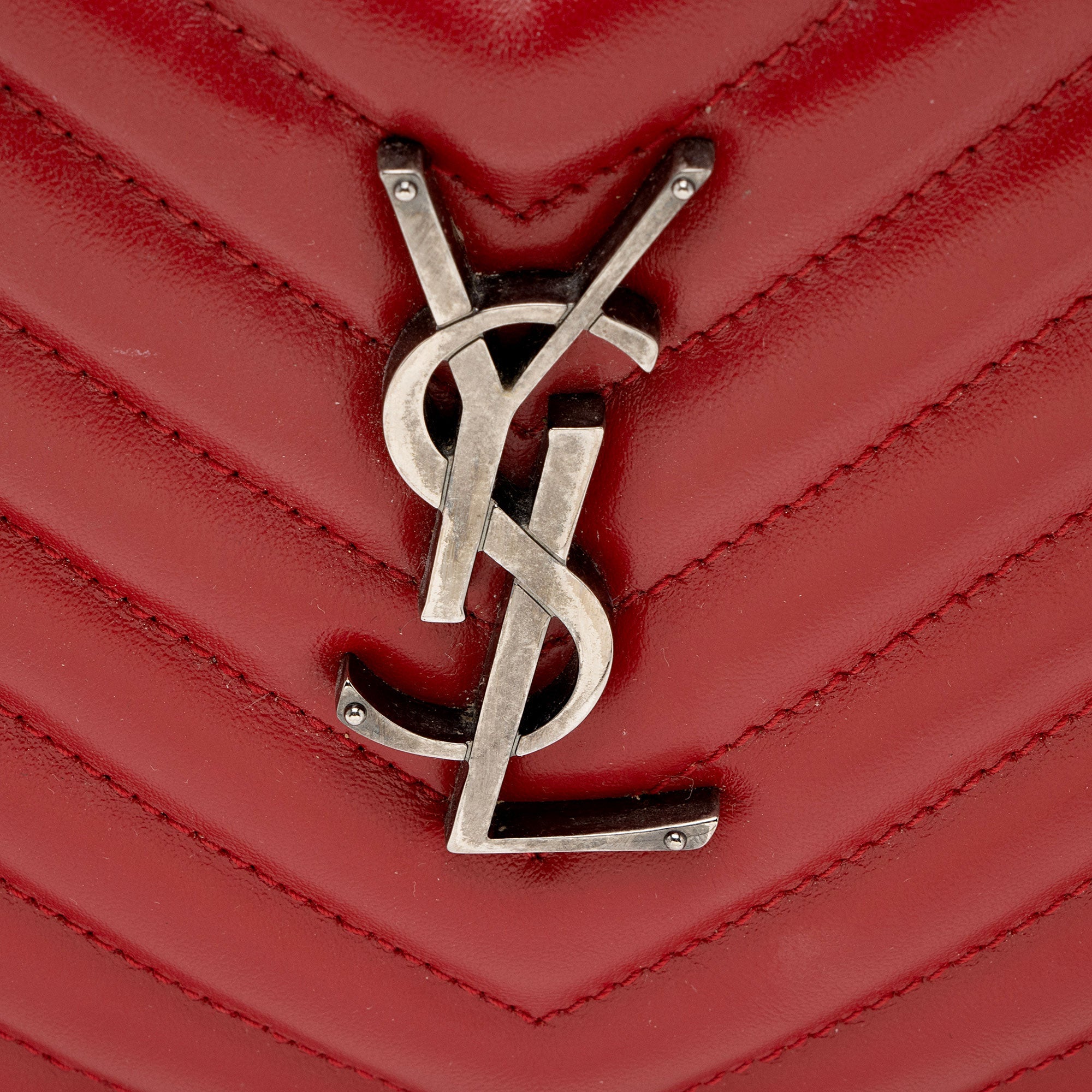 Saint Laurent Matelasse Calfskin Monogram Lou Camera Bag