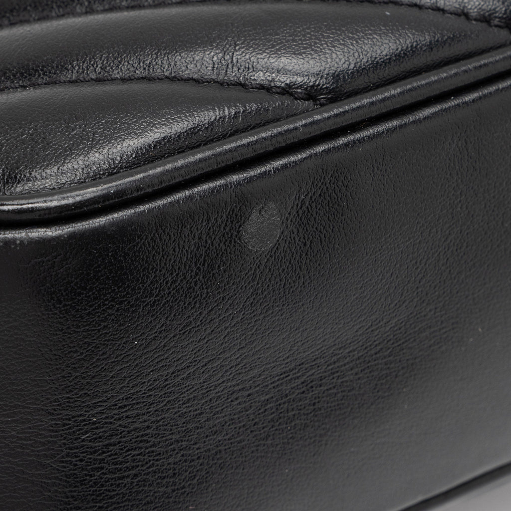 Saint Laurent Matelasse Calfskin Monogram Lou Camera Bag (SHF-ZcEqKL)