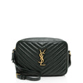 Saint Laurent Matelasse Calfskin Monogram Lou Camera Bag