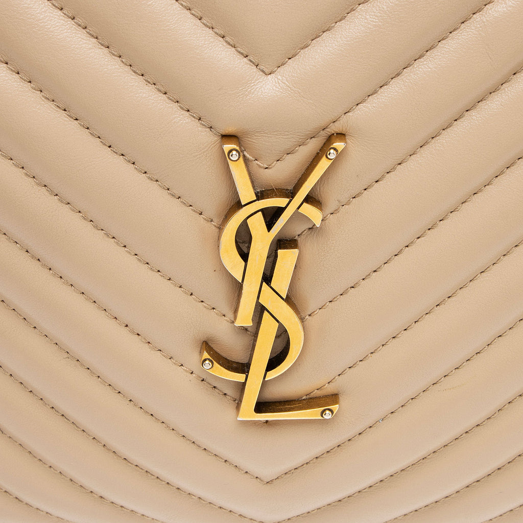 Saint Laurent Matelasse Calfskin Monogram Lou Camera Bag