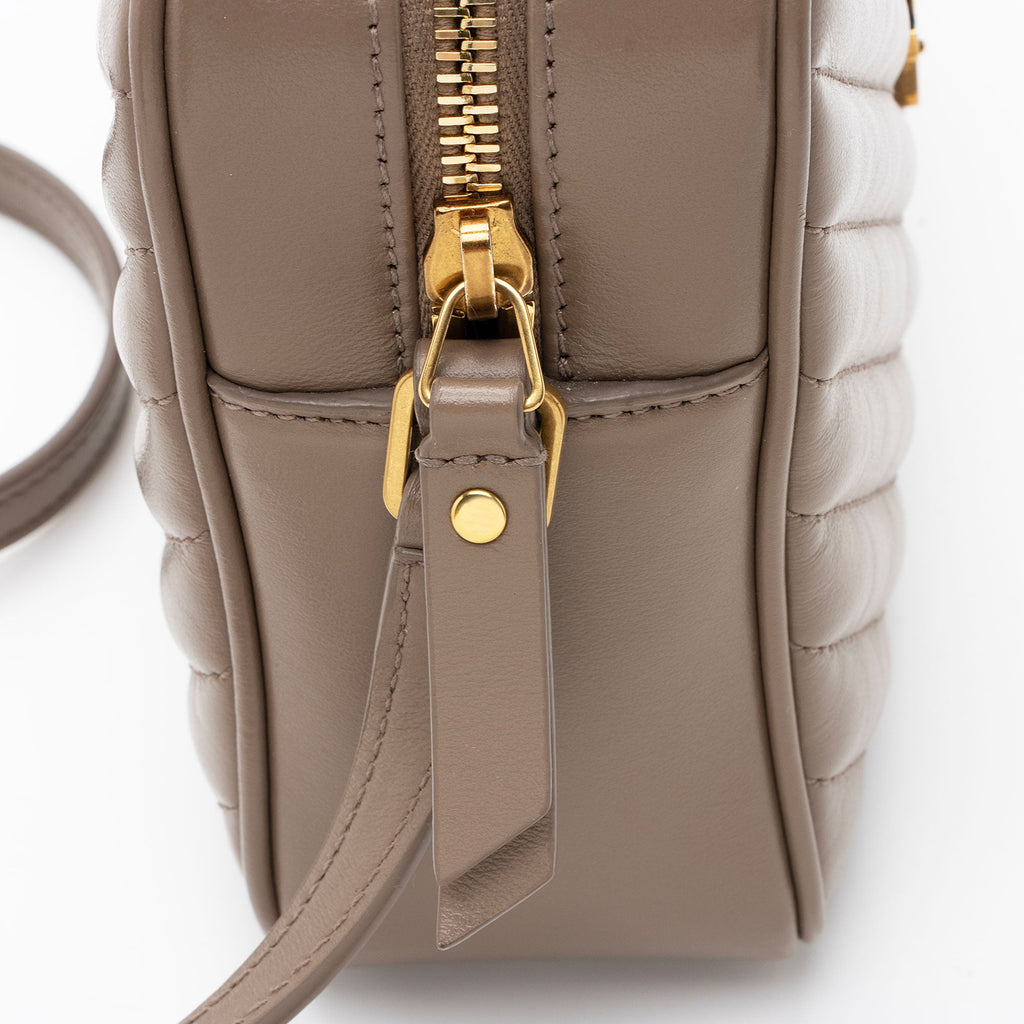 Saint Laurent Matelasse Calfskin Monogram Lou Camera Bag
