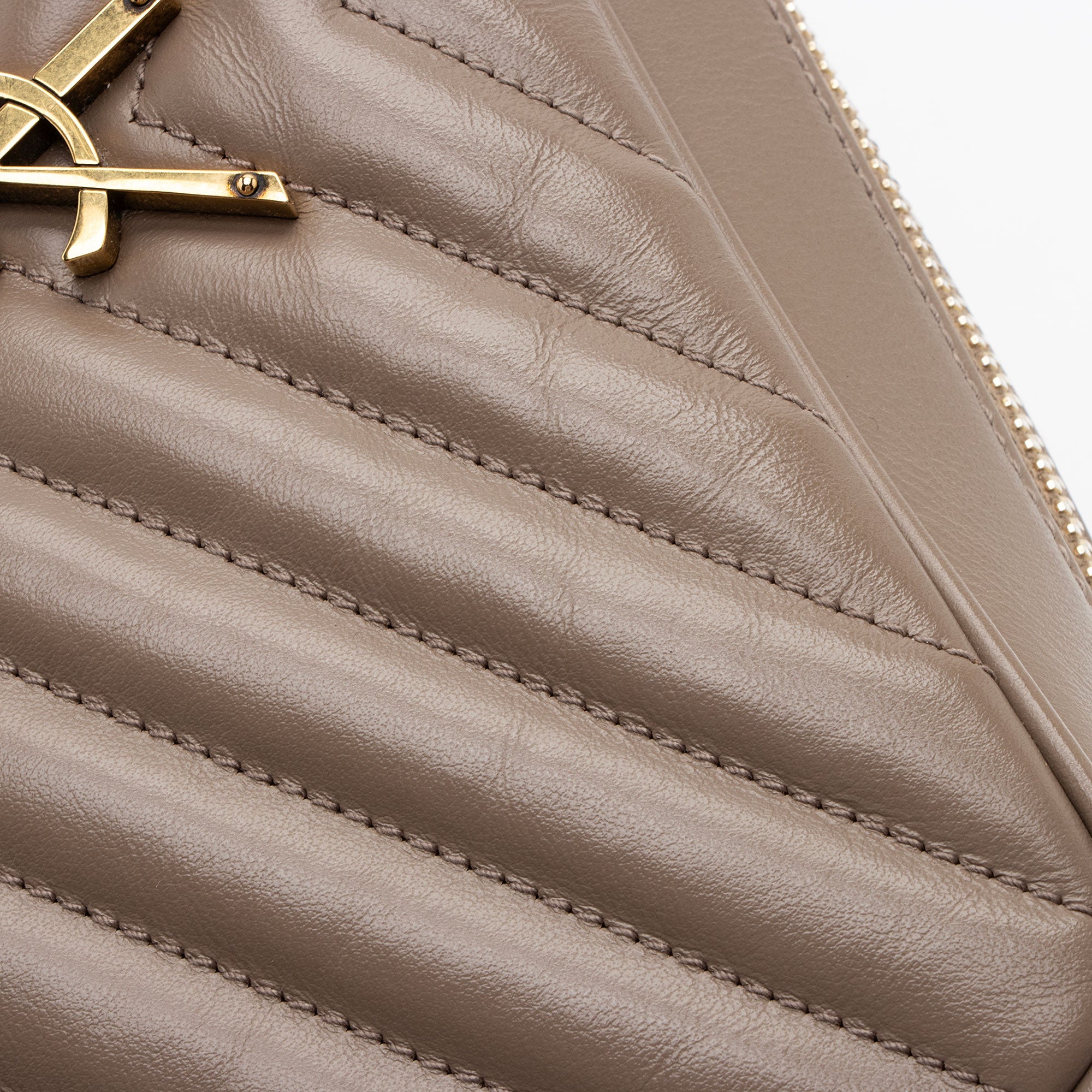 Saint Laurent Matelasse Calfskin Monogram Lou Camera Bag