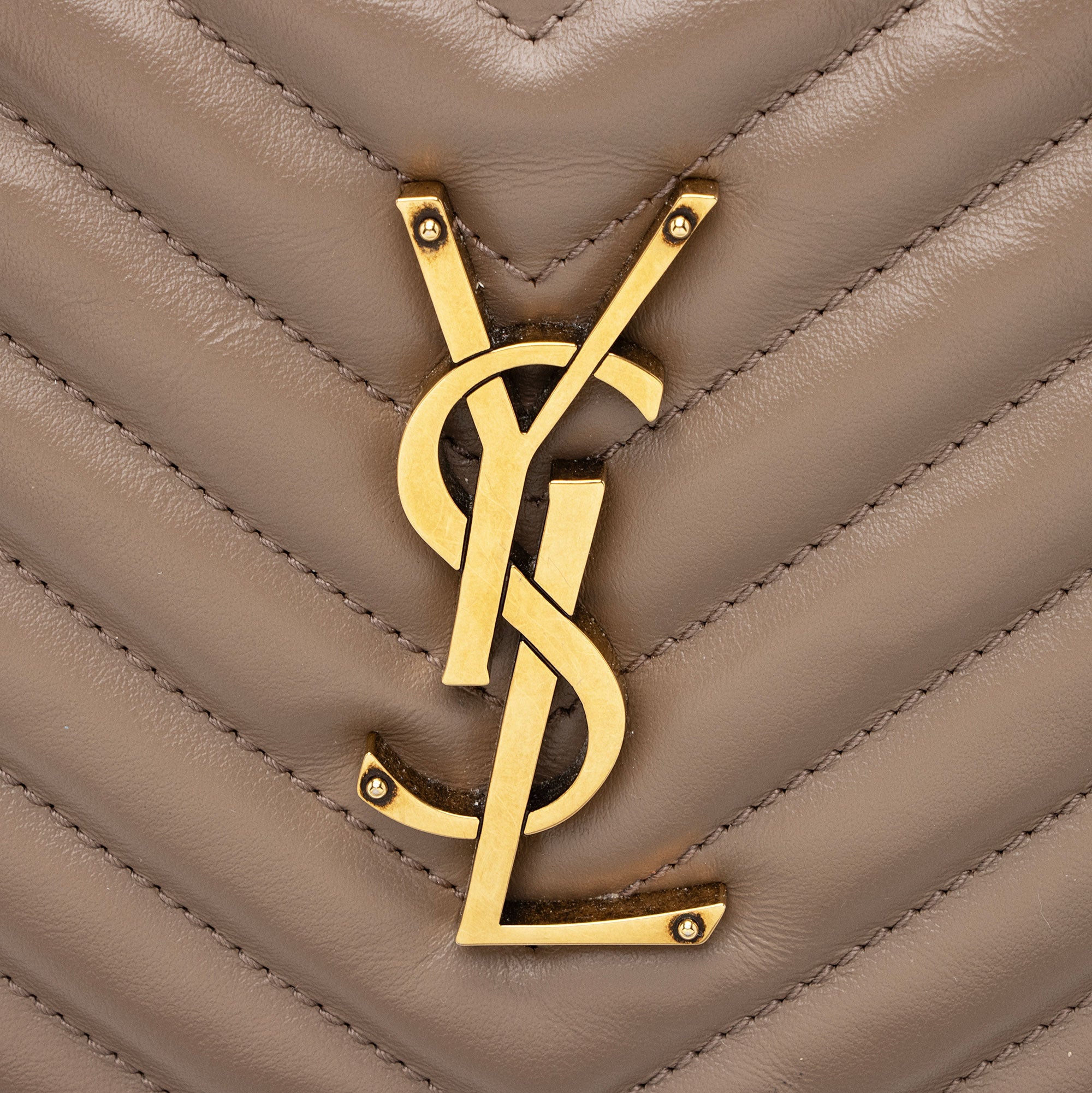 Saint Laurent Matelasse Calfskin Monogram Lou Camera Bag
