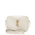Saint Laurent Matelasse Calfskin Monogram Lou Camera Bag