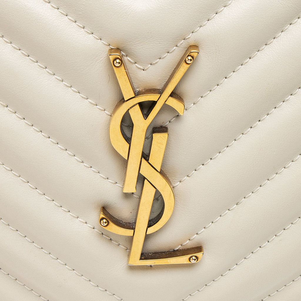 Saint Laurent Matelasse Calfskin Monogram Lou Camera Bag