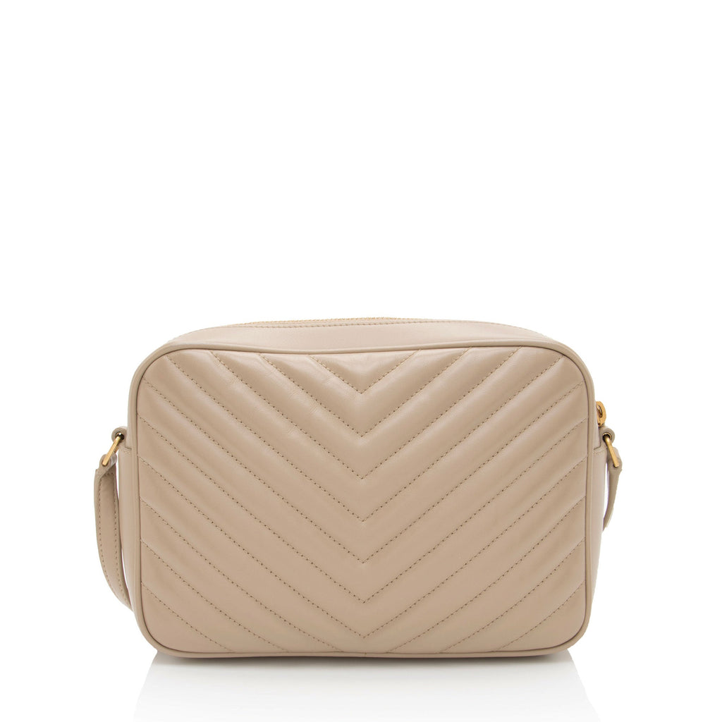 Saint Laurent Matelasse Calfskin Monogram Lou Camera Bag