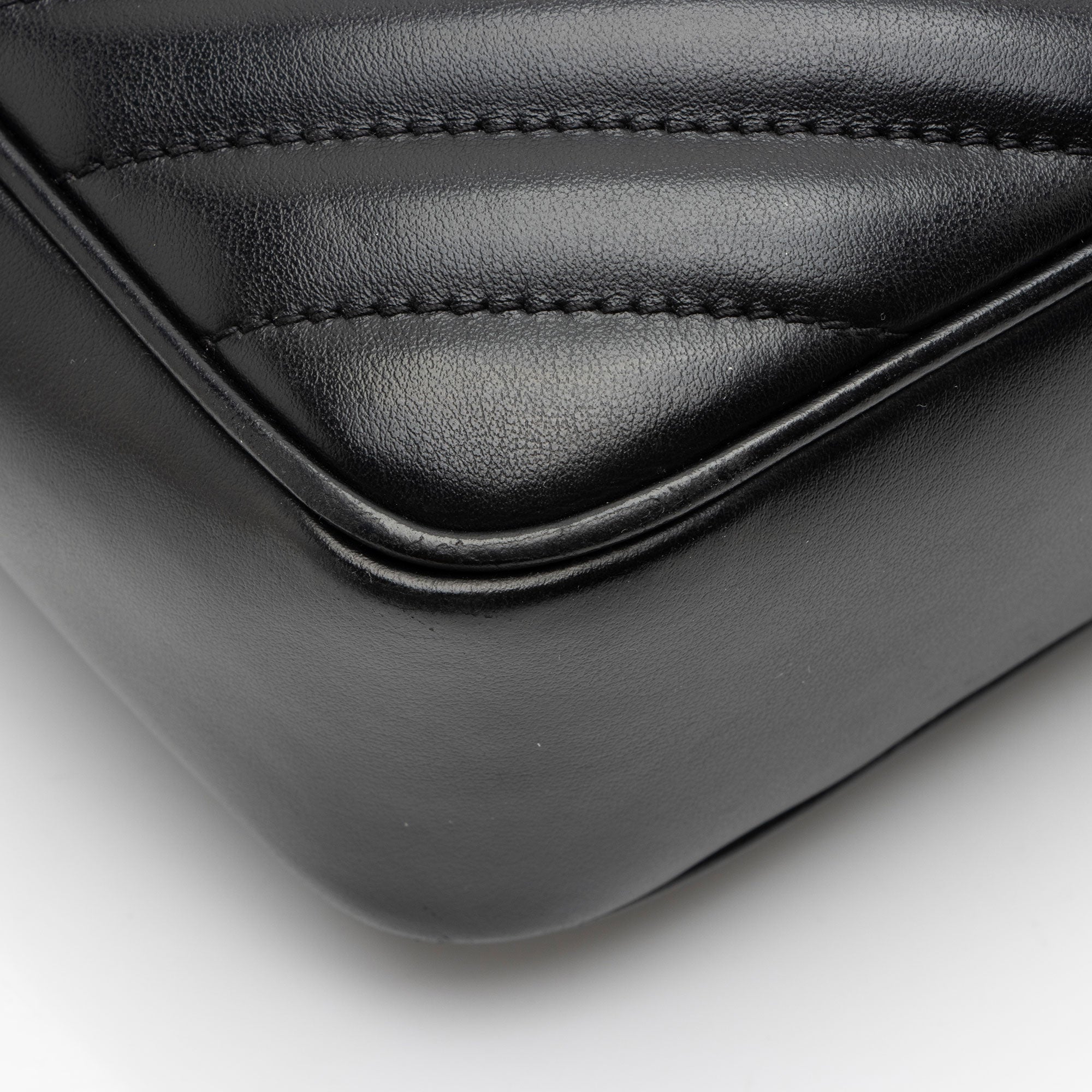 Saint Laurent Matelasse Calfskin Monogram Lou Camera Bag