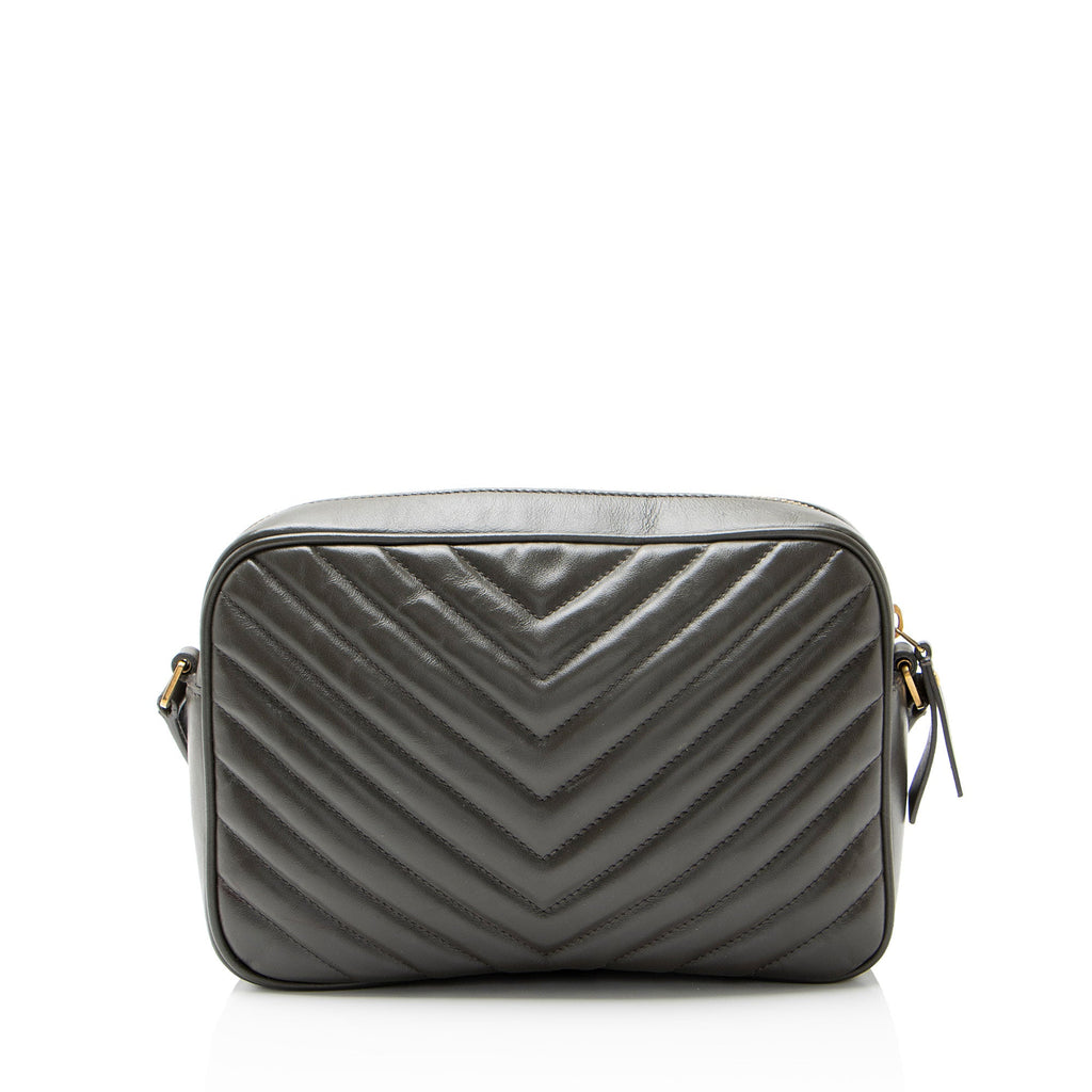 Saint Laurent Matelasse Calfskin Monogram Lou Camera Bag