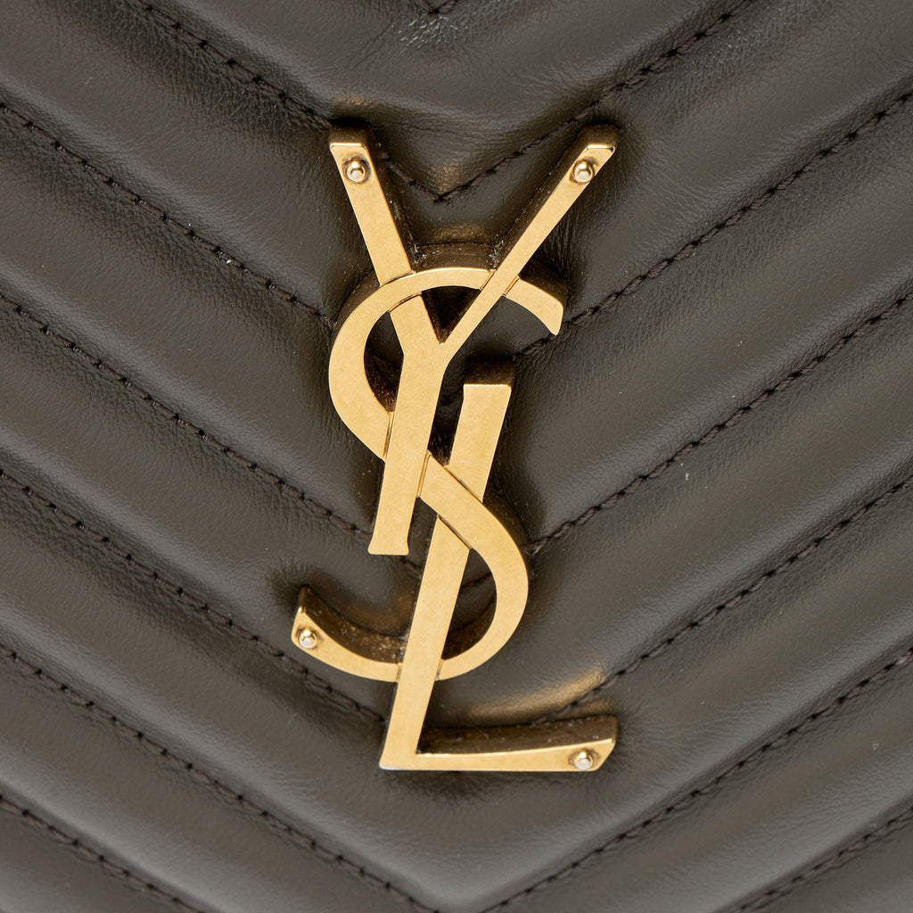 Saint Laurent Matelasse Calfskin Monogram Lou Camera Bag
