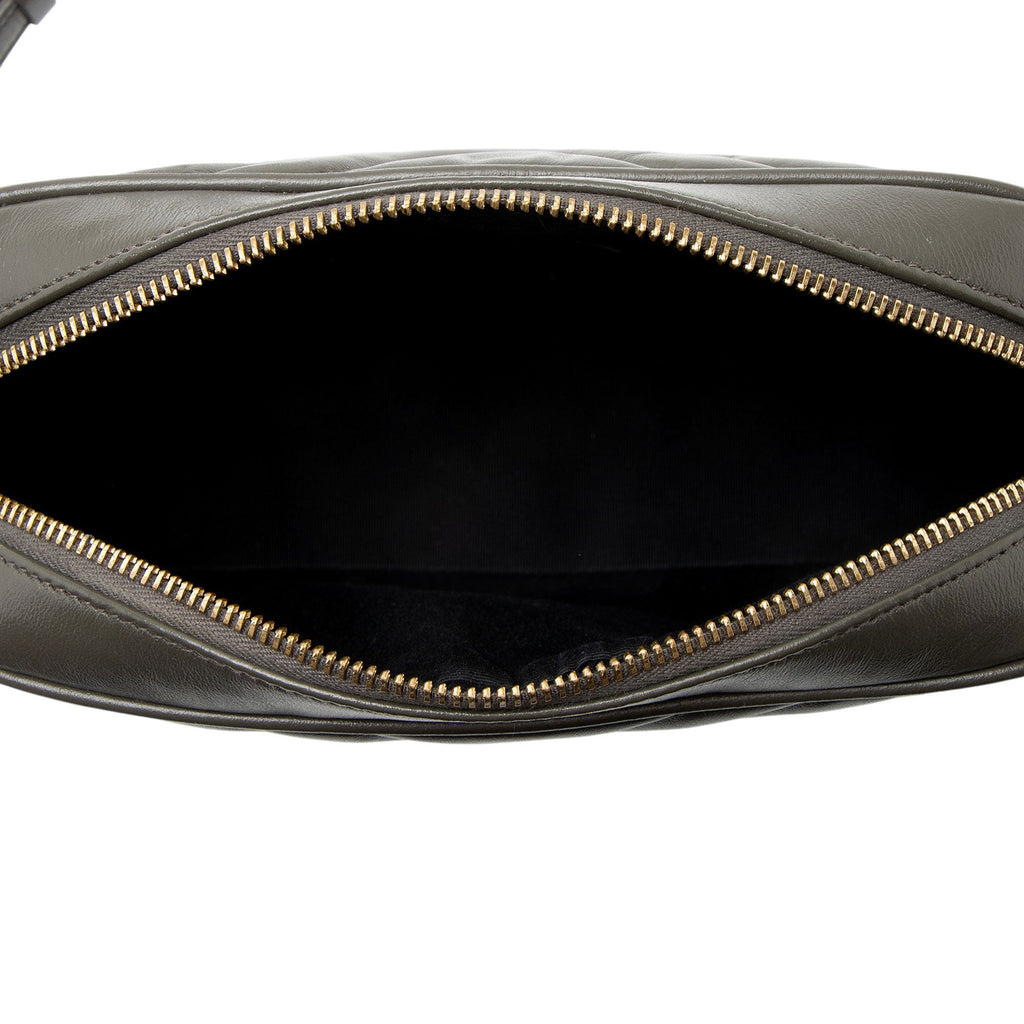Saint Laurent Matelasse Calfskin Monogram Lou Camera Bag