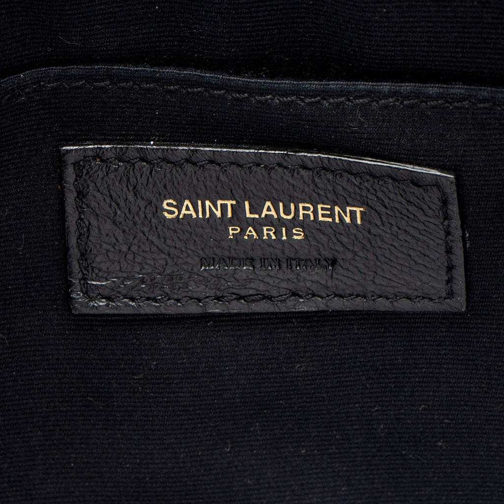 Saint Laurent Matelasse Calfskin Monogram Lou Camera Bag