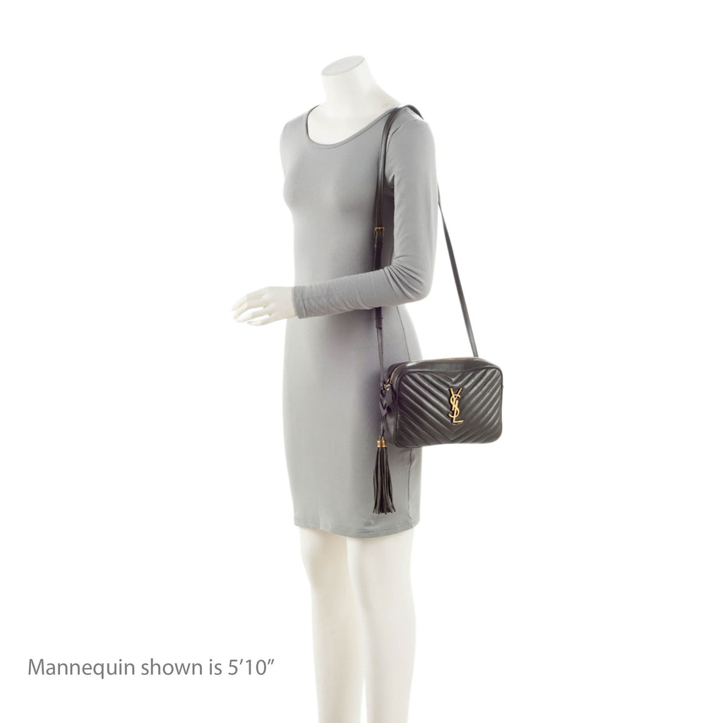 Saint Laurent Matelasse Calfskin Monogram Lou Camera Bag