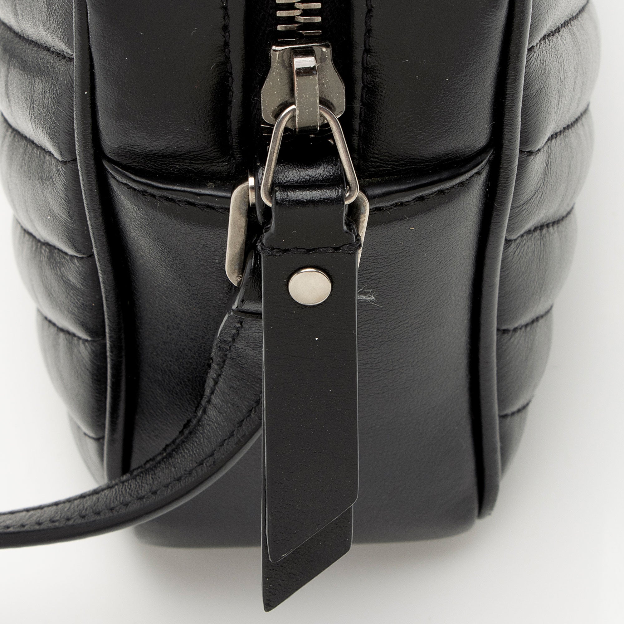 Saint Laurent Matelasse Calfskin Monogram Lou Camera Bag