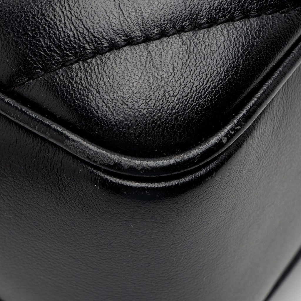 Saint Laurent Matelasse Calfskin Monogram Lou Camera Bag